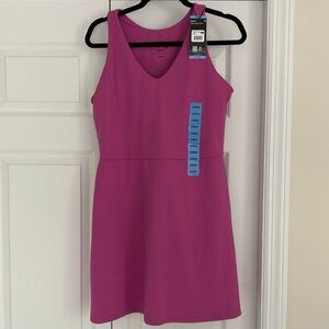 GAP Women's Mini Dress in Vibrant Pink